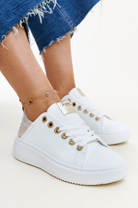 Ženske patike KLAMELDA WHITE, Boja: bela, IVET.RS - Nova Kolekcija