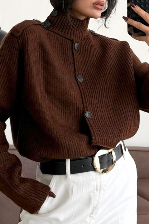 Džemper REBLONZA BROWN, Boja: braon, IVET.RS - Nova Kolekcija