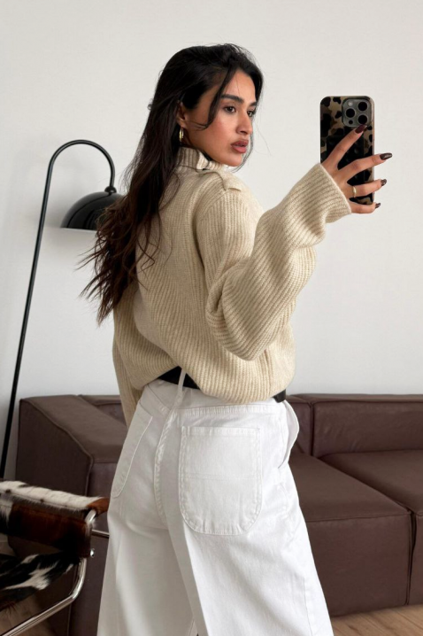 Džemper REBLONZA BEIGE, Boja: bež, IVET.RS - Nova Kolekcija