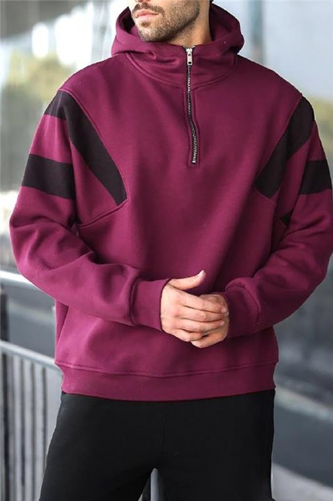 Muška dukserica PEFIZO BORDO, Boja: bordo, IVET.RS - Nova Kolekcija