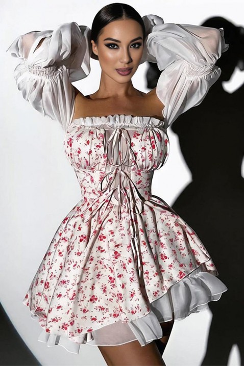 Haljina GREFIOXA, Boja: bela, IVET.RS - Nova Kolekcija