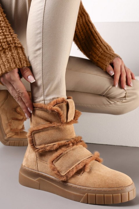 Ženske čizme ZALVRINDA CAMEL, Boja: svetlobraon, IVET.RS - Nova Kolekcija