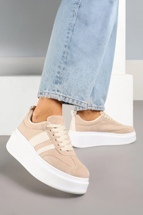 Ženske patike KELMIRA BEIGE, Boja: bež, IVET.RS - Nova Kolekcija