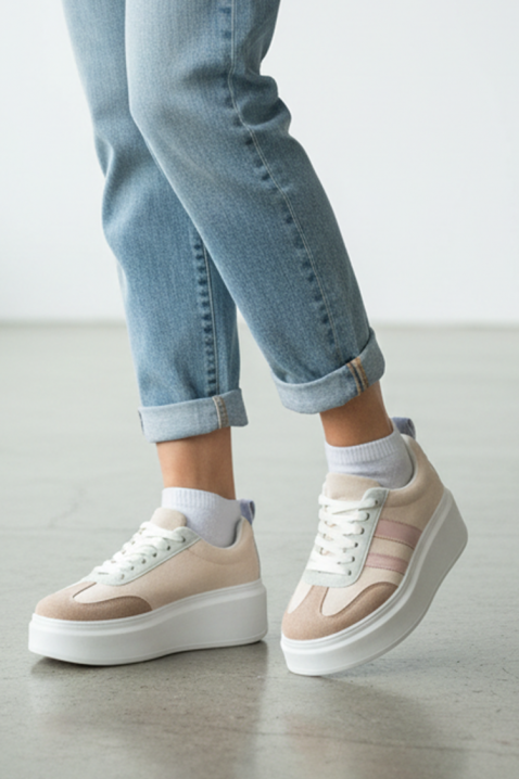 Ženske patike KELMIRA PUDRA, Boja: rose, IVET.RS - Nova Kolekcija