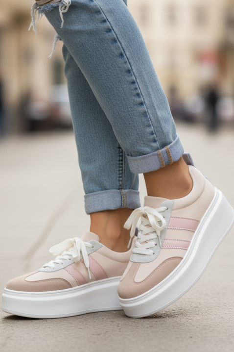 Ženske patike KELMIRA PUDRA, Boja: rose, IVET.RS - Nova Kolekcija