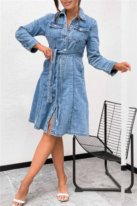 Haljina DENMILZA, Boja: svetloplava, IVET.RS - Nova Kolekcija