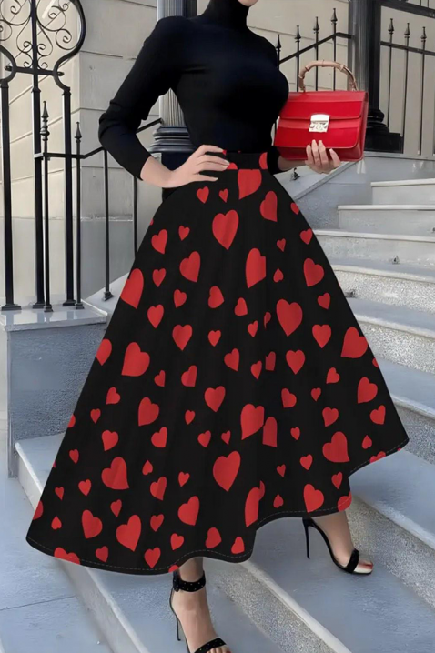 Suknja HERTILZA, Boja: crna, IVET.RS - Nova Kolekcija