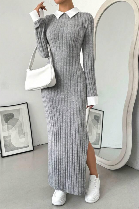 Haljina DANVELA, Boja: siva, IVET.RS - Nova Kolekcija