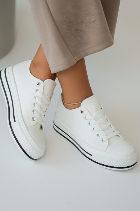 Ženske patike KLAVILZA WHITE, Boja: bela, IVET.RS - Nova Kolekcija