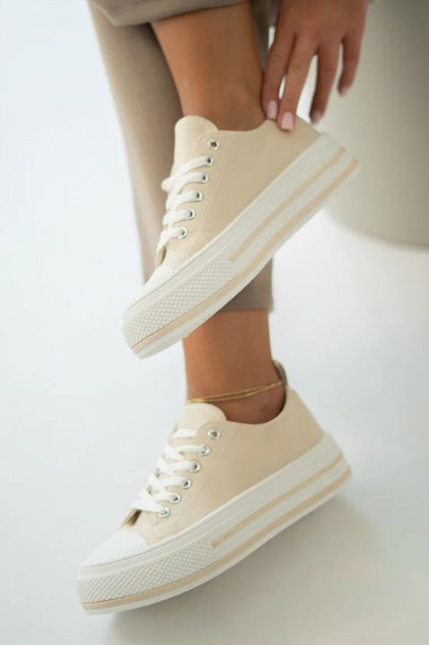 Ženske patike KLAVILZA BEIGE, Boja: bež, IVET.RS - Nova Kolekcija