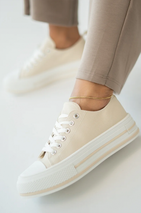 Ženske patike KLAVILZA BEIGE, Boja: bež, IVET.RS - Nova Kolekcija