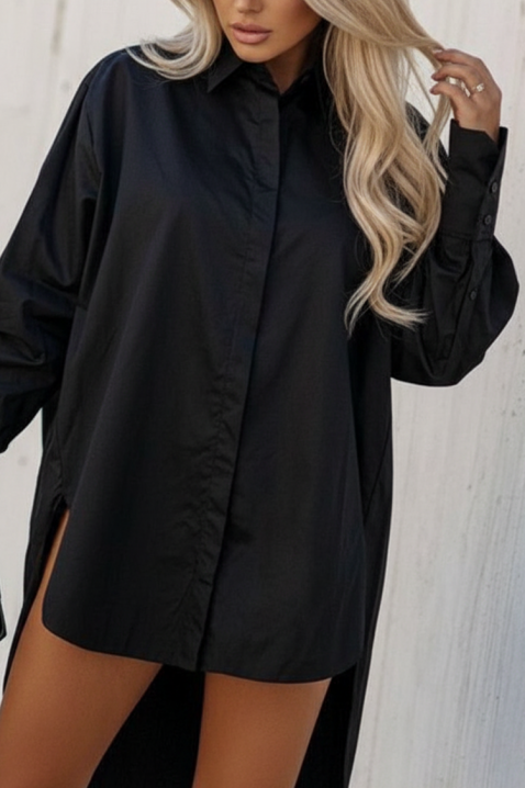 Ženska košulja ZEVOLZA, Boja: crna, IVET.RS - Nova Kolekcija