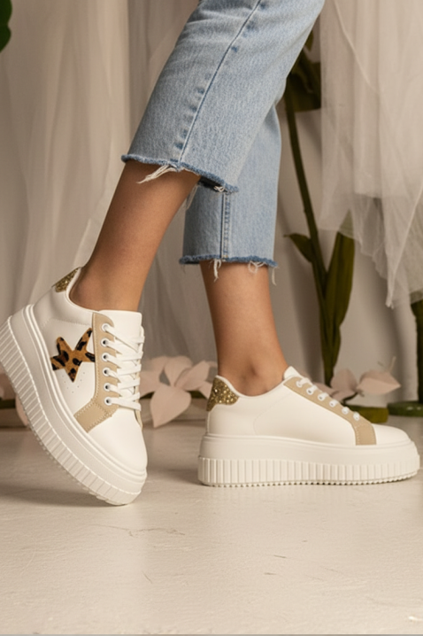 Ženske patike ZVEZDILZA, Boja: bela, IVET.RS - Nova Kolekcija