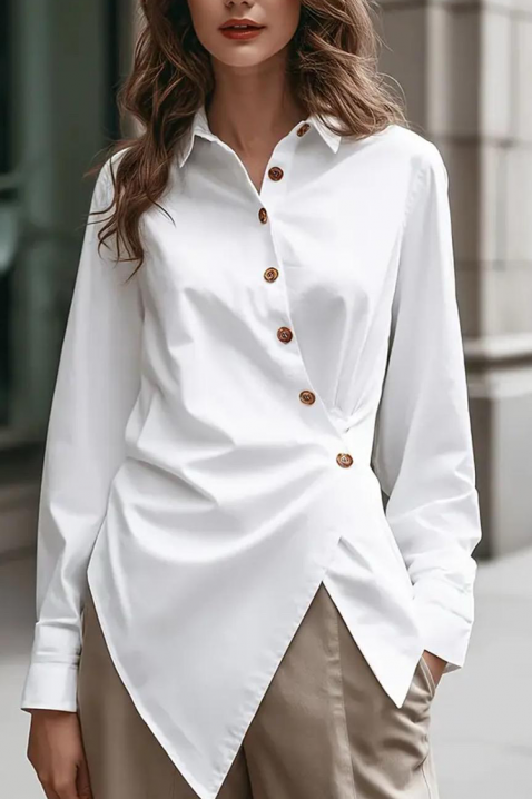 Ženska košulja ZARFILA, Boja: bela, IVET.RS - Nova Kolekcija