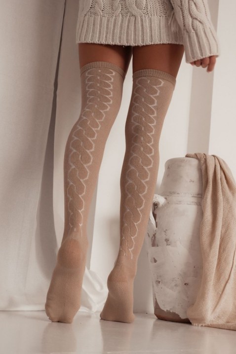 Čarape ZELBRANA, Boja: bež, IVET.RS - Nova Kolekcija