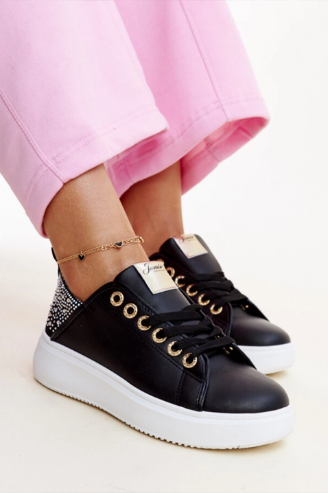 Ženske patike KLAMELDA BLACK, Boja: crna, IVET.RS - Nova Kolekcija