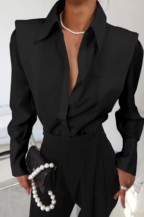 Ženska košulja PLEVOLZA BLACK, Boja: crna, IVET.RS - Nova Kolekcija