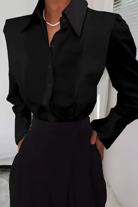 Ženska košulja PLEVOLZA BLACK, Boja: crna, IVET.RS - Nova Kolekcija