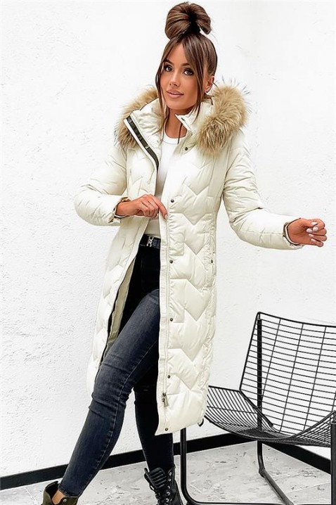 Jakna KAPILZA WHITE, Boja: bela, IVET.RS - Nova Kolekcija