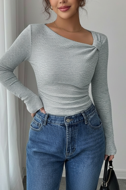 Ženska bluza TREBOLDA GREY, Boja: siva, IVET.RS - Nova Kolekcija