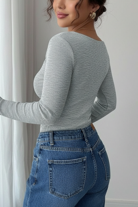 Ženska bluza TREBOLDA GREY, Boja: siva, IVET.RS - Nova Kolekcija