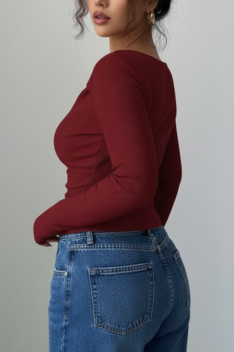 Ženska bluza TREBOLDA BORDO, Boja: bordo, IVET.RS - Nova Kolekcija