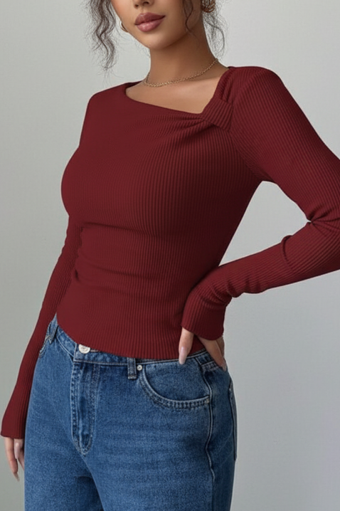 Ženska bluza TREBOLDA BORDO, Boja: bordo, IVET.RS - Nova Kolekcija