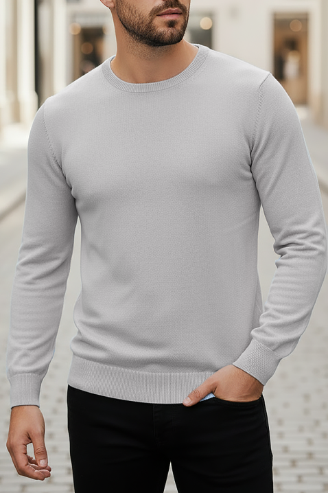 Muški džemper BORJO GREY, Boja: siva, IVET.RS - Nova Kolekcija