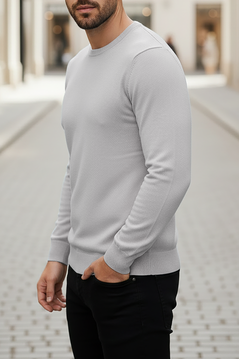 Muški džemper BORJO GREY, Boja: siva, IVET.RS - Nova Kolekcija