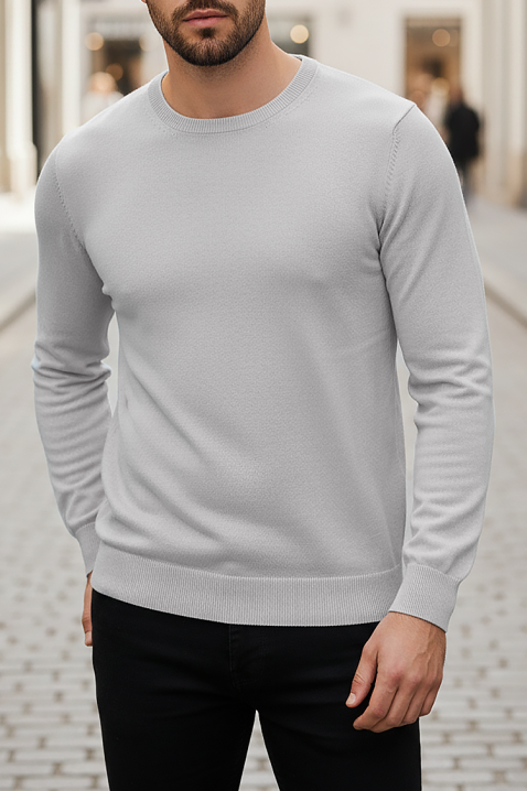 Muški džemper BORJO GREY, Boja: siva, IVET.RS - Nova Kolekcija