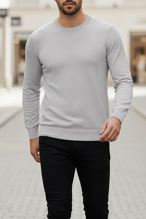 Muški džemper BORJO GREY, Boja: siva, IVET.RS - Nova Kolekcija