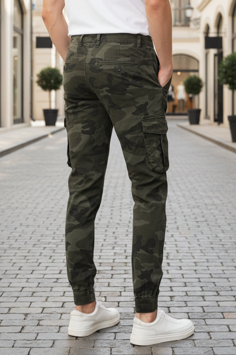 Muške pantalone LARTODO KHAKI, Boja: kaki, IVET.RS - Nova Kolekcija