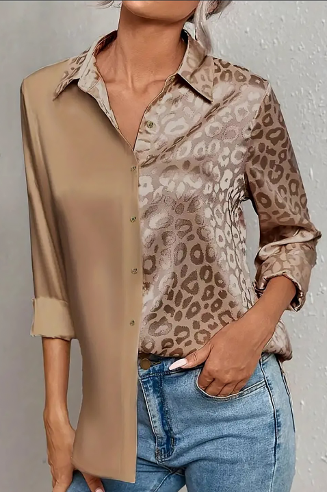 Ženska košulja VEYANZA BEIGE, Boja: bež, IVET.RS - Nova Kolekcija