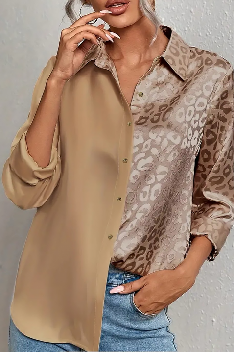 Ženska košulja VEYANZA BEIGE, Boja: bež, IVET.RS - Nova Kolekcija