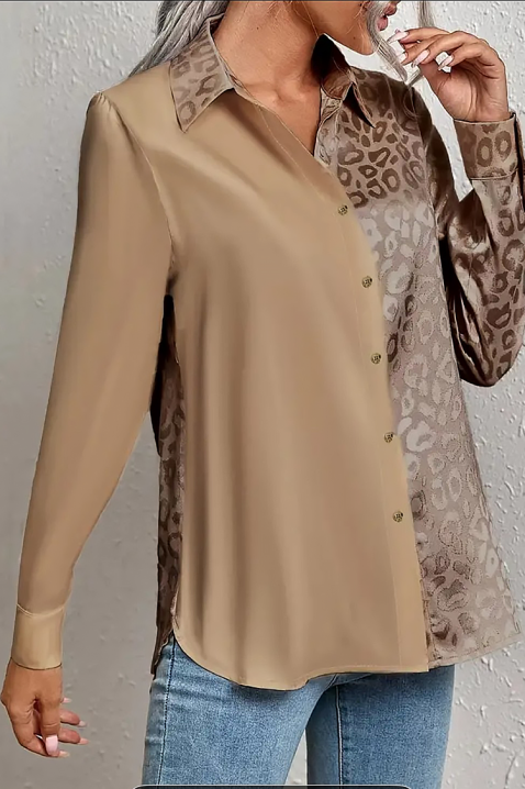 Ženska košulja VEYANZA BEIGE, Boja: bež, IVET.RS - Nova Kolekcija