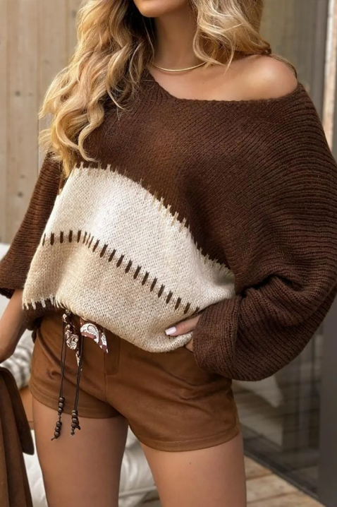 Džemper OVLANDA, Boja: braon, IVET.RS - Nova Kolekcija