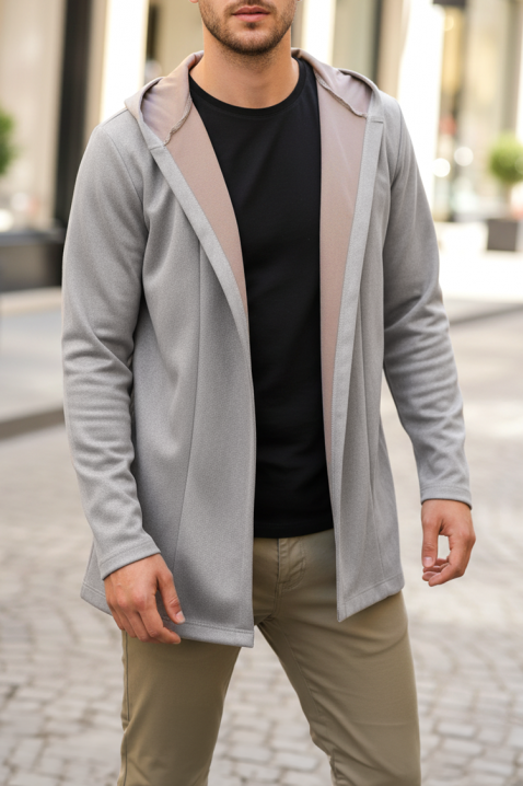 Muški kardigan MEZIFO GREY, Boja: siva, IVET.RS - Nova Kolekcija