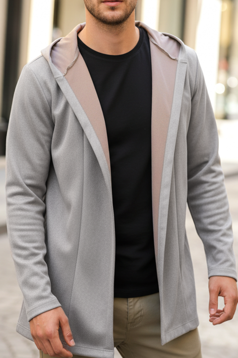 Muški kardigan MEZIFO GREY, Boja: siva, IVET.RS - Nova Kolekcija