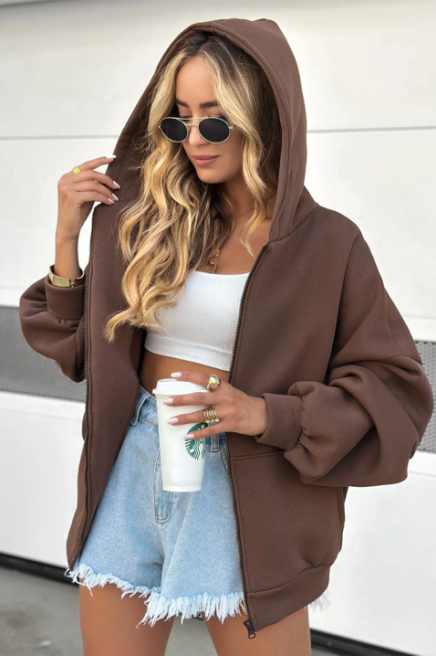 Dukserica SPORVELDA BROWN, Boja: braon, IVET.RS - Nova Kolekcija