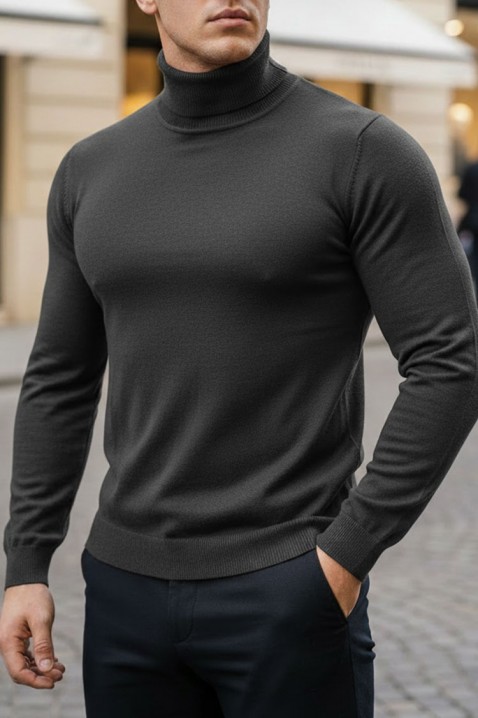 Muški džemper DORODO GRAFIT, Boja: grafitna, IVET.RS - Nova Kolekcija