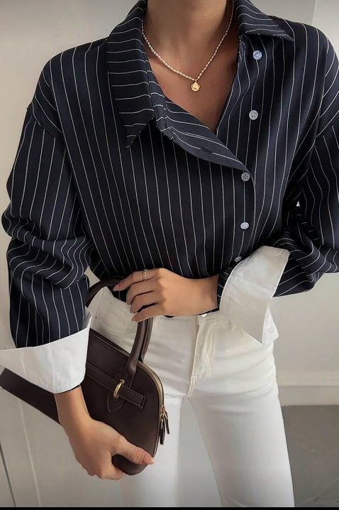 Ženska košulja KLASONA, Boja: crna, IVET.RS - Nova Kolekcija