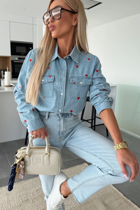 Ženska košulja DRAVELZA SKY, Boja: svetloplava, IVET.RS - Nova Kolekcija