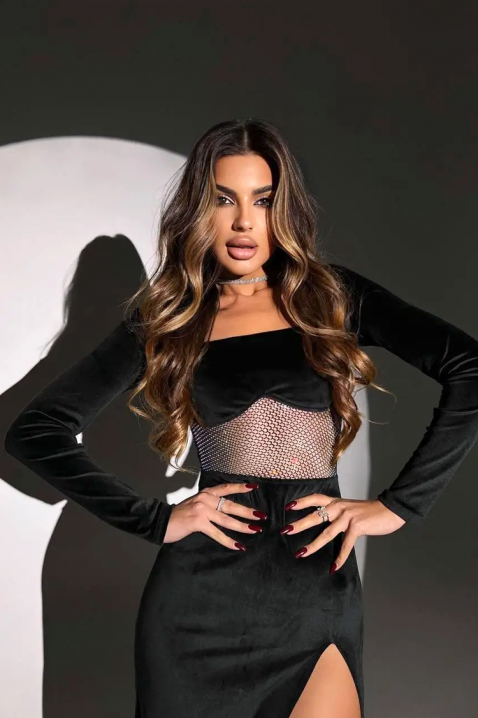 Haljina PREVILDA, Boja: crna, IVET.RS - Nova Kolekcija