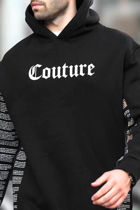 Muška dukserica MOTERO, Boja: crna, IVET.RS - Nova Kolekcija