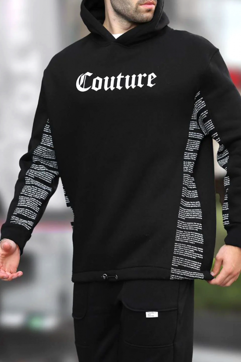 Muška dukserica MOTERO, Boja: crna, IVET.RS - Nova Kolekcija