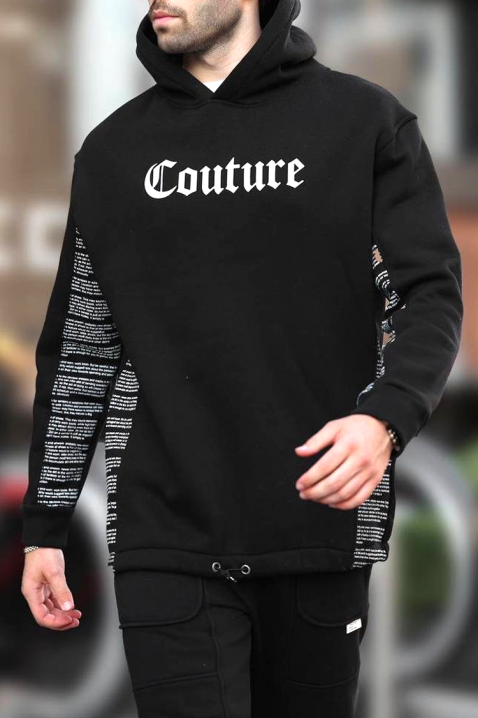 Muška dukserica MOTERO, Boja: crna, IVET.RS - Nova Kolekcija