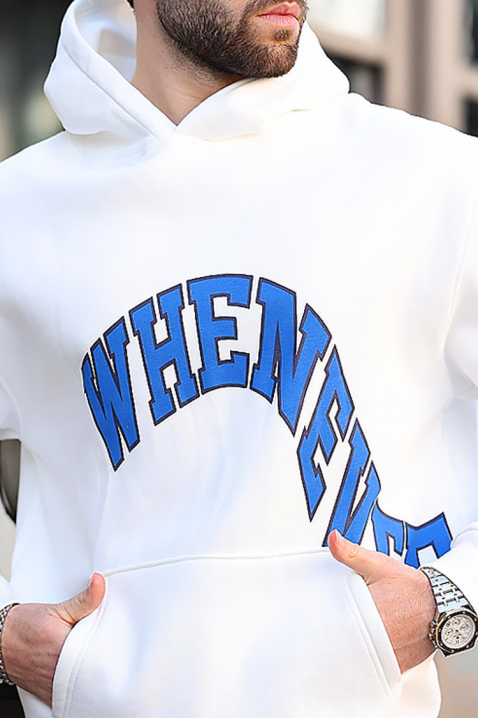 Muška dukserica KRILZO WHITE, Boja: bela, IVET.RS - Nova Kolekcija