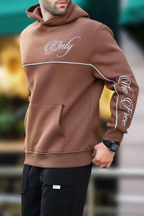 Muška dukserica BROGOTO BROWN, Boja: braon, IVET.RS - Nova Kolekcija