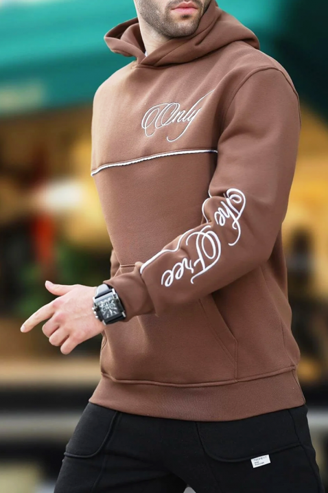 Muška dukserica BROGOTO BROWN, Boja: braon, IVET.RS - Nova Kolekcija