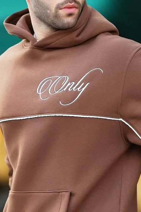 Muška dukserica BROGOTO BROWN, Boja: braon, IVET.RS - Nova Kolekcija